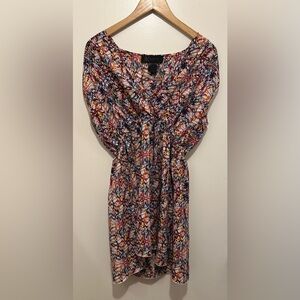Kardashian Kollection - Colorful Patterned Dress - Size Large